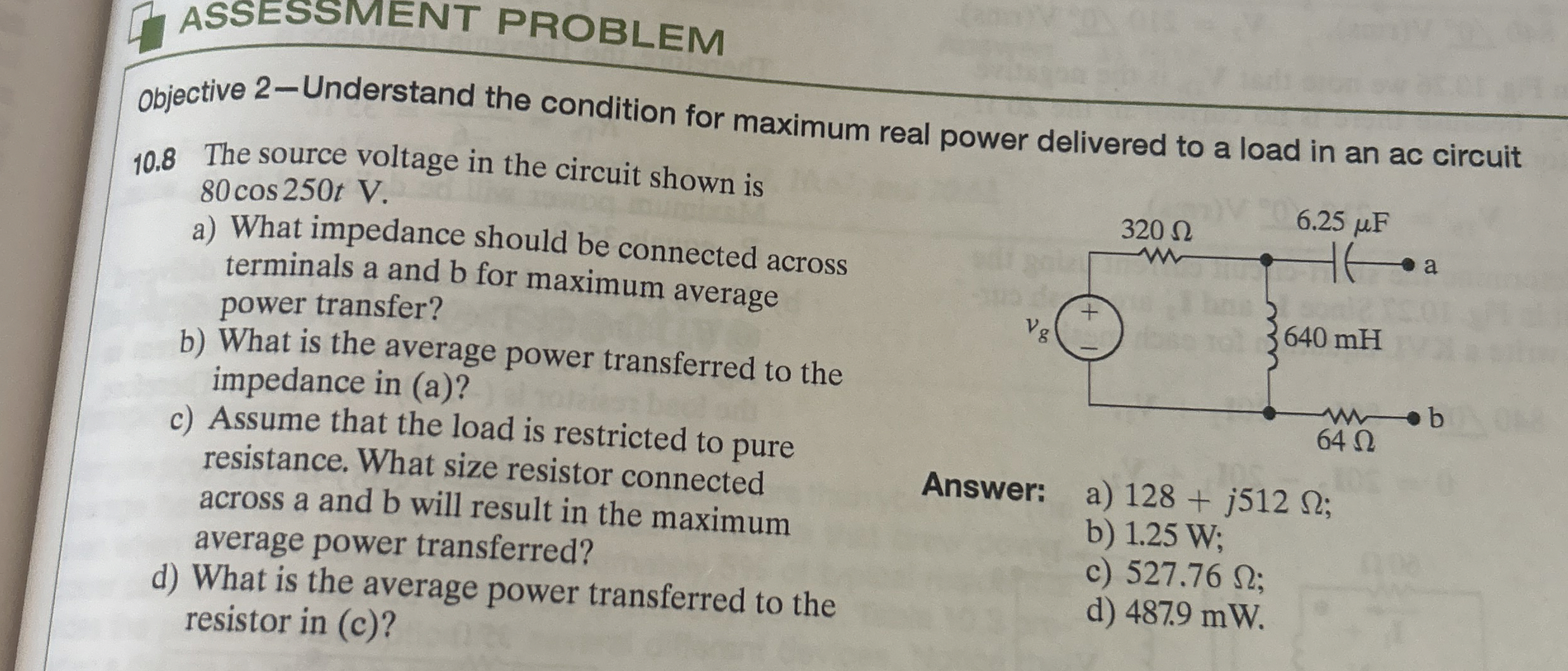 ASSESSMENT PROBLEM objective 2 - Understand the