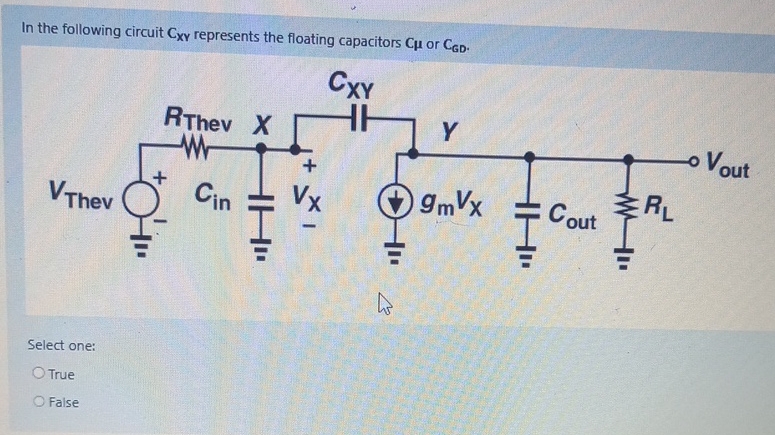 In the following circuit C x Y represents the