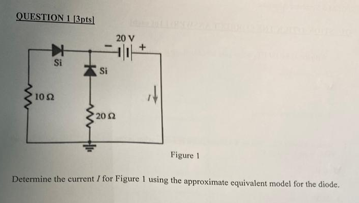 QUESTION 1 [ 3 pts ] Figure 1 Determine the