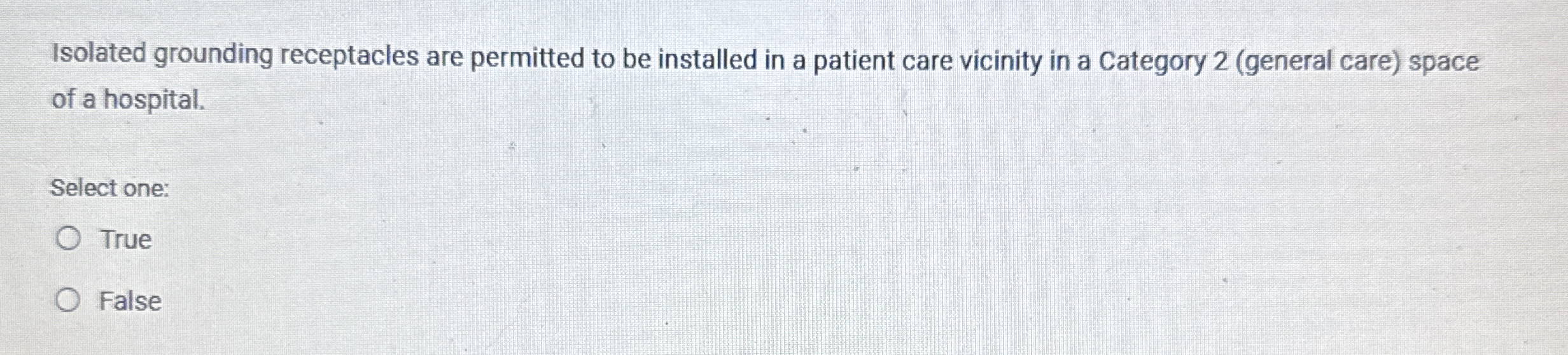 Isolated grounding receptacles are permitted to