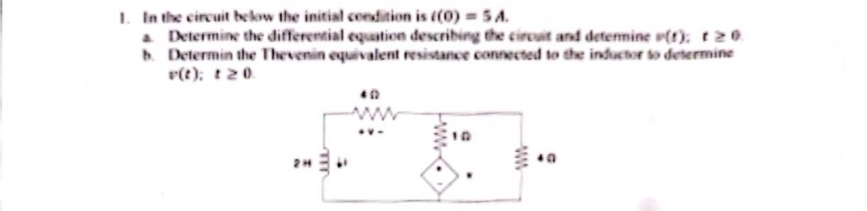 In the circuit below the initial coestition is I
