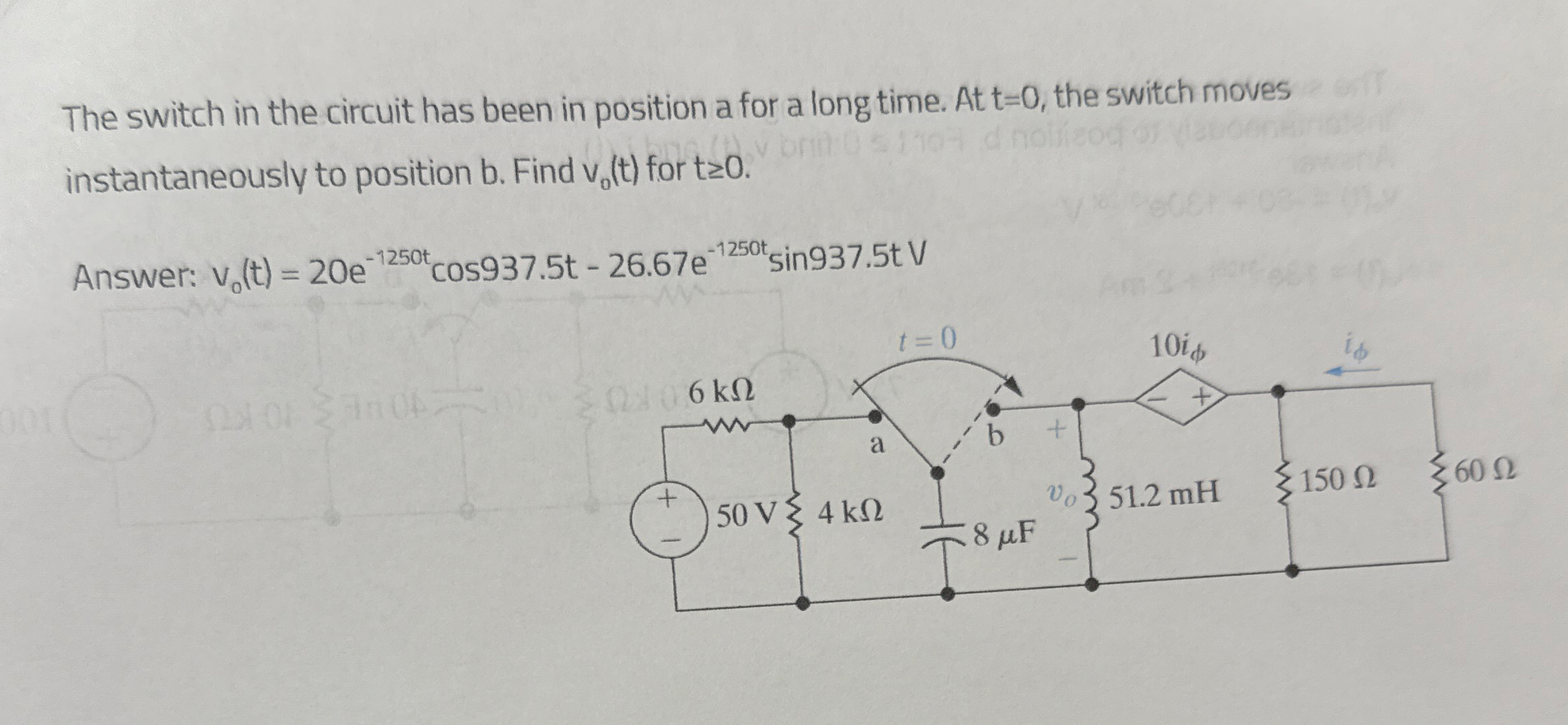 Solve this problem and please show all your work