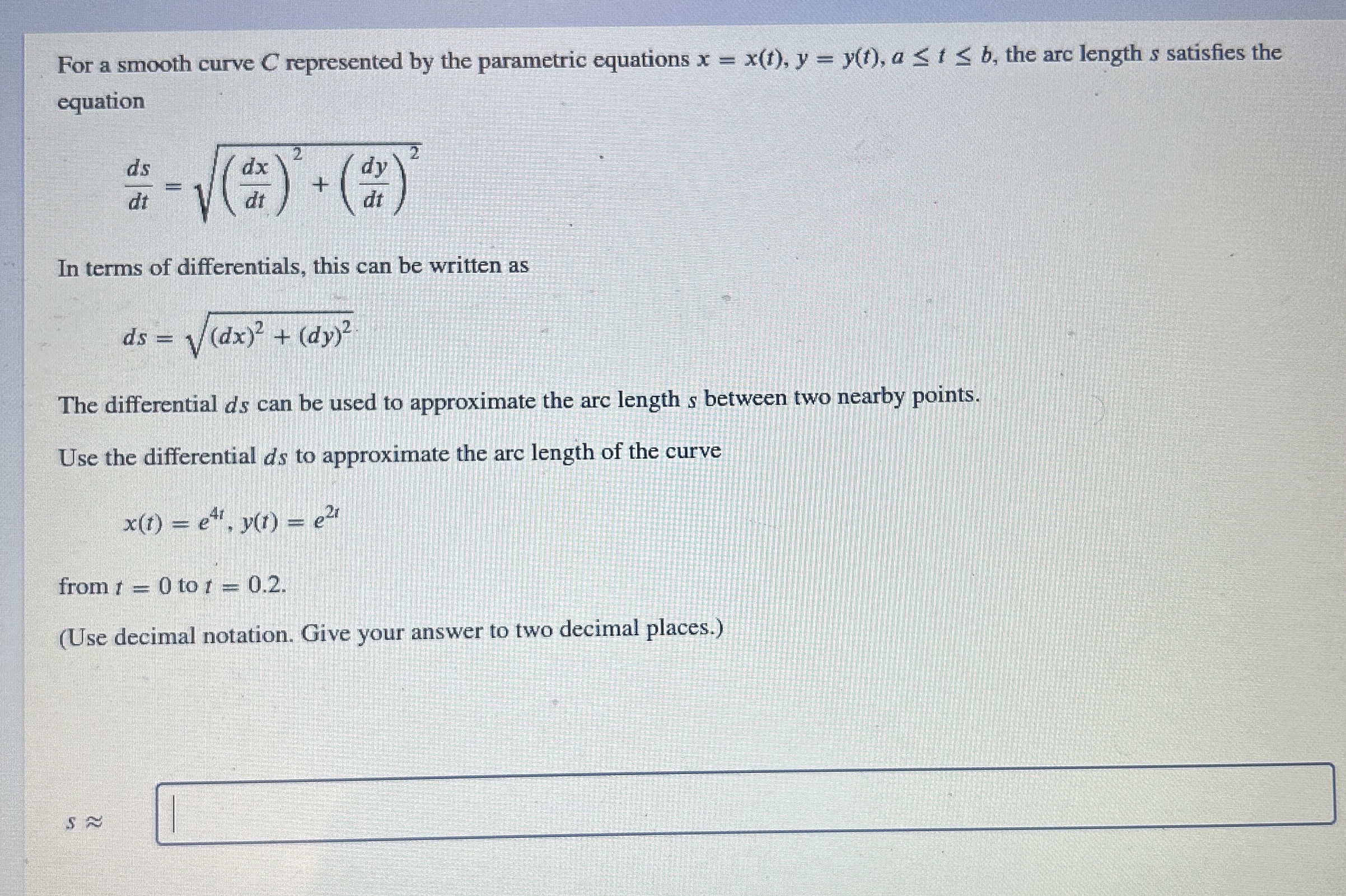 For a smooth curve C represented by the