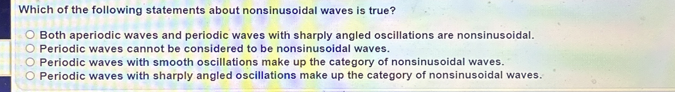 Which of the following statements about