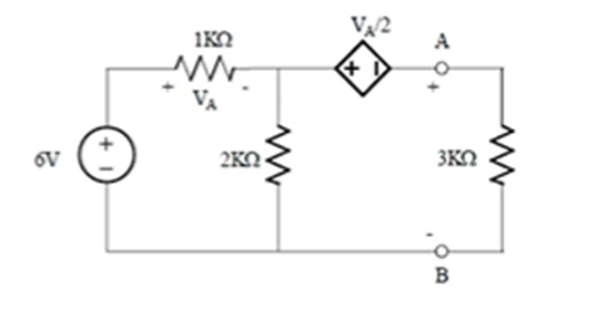 Find Norton and Thevenin. You must use KCL as