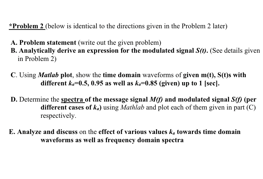 Plot the time domain plots for the results of