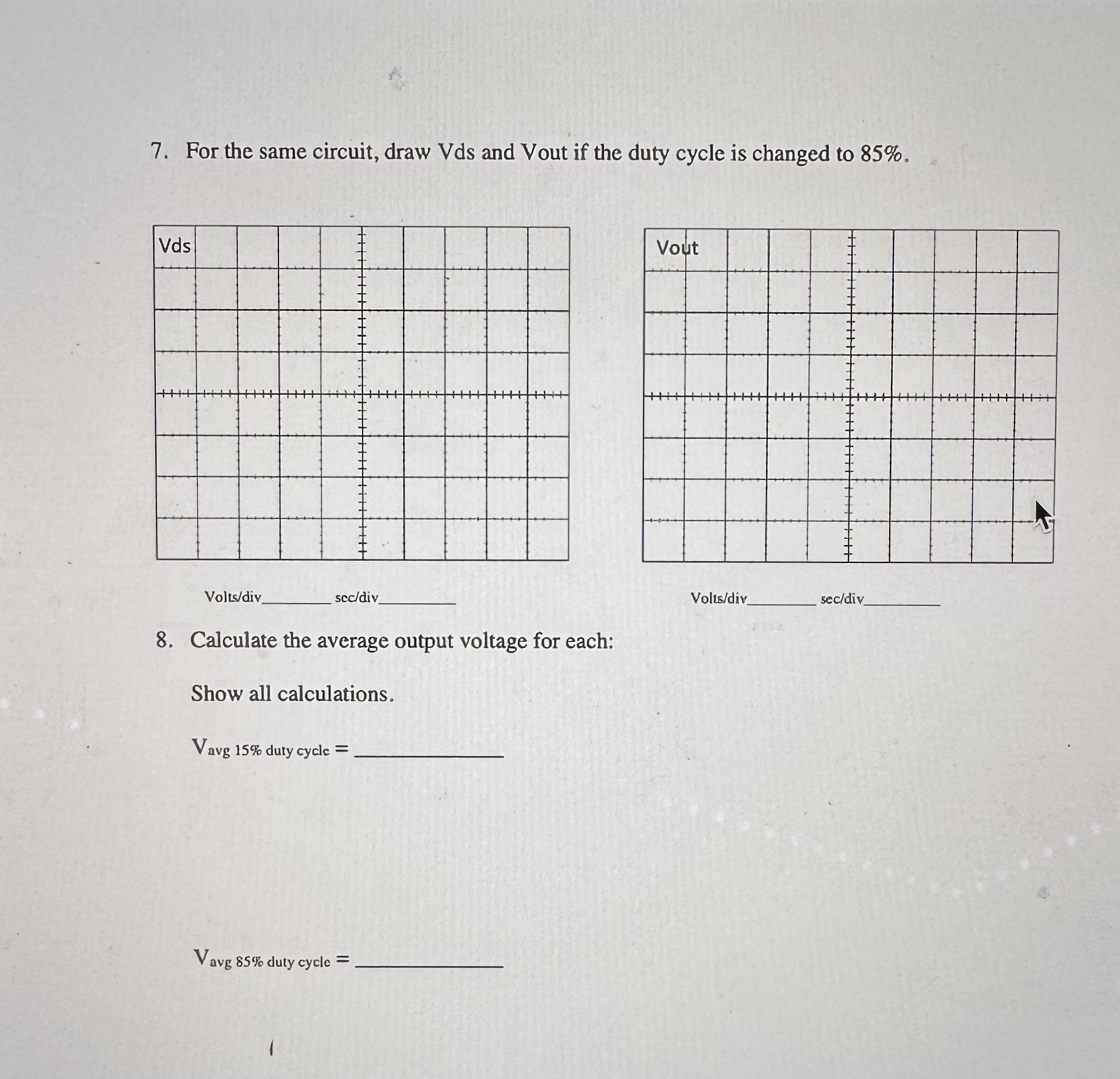 Draw each signal below and identify the scope