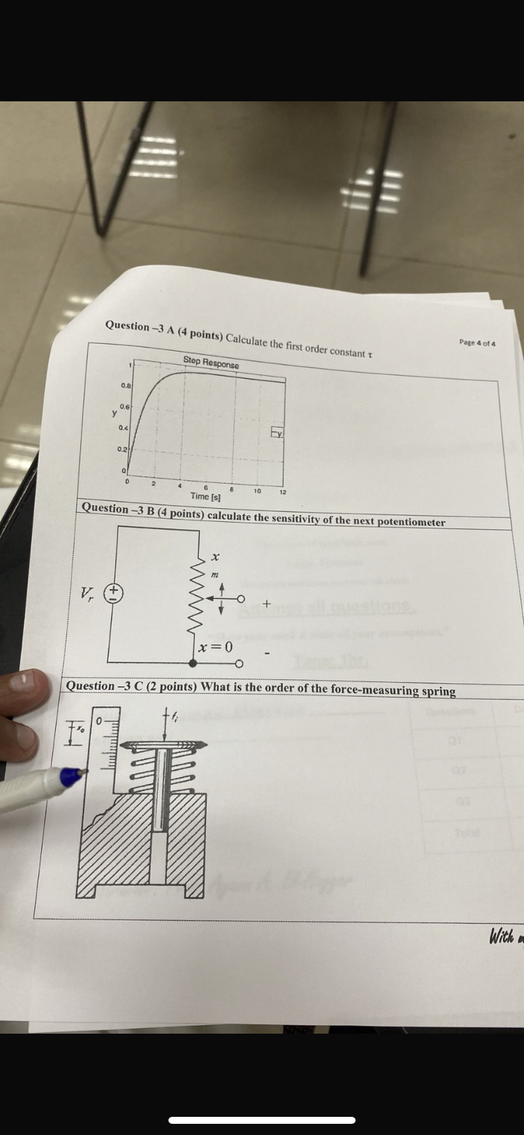 Question - 3 A ( 4 points ) Calculate the first
