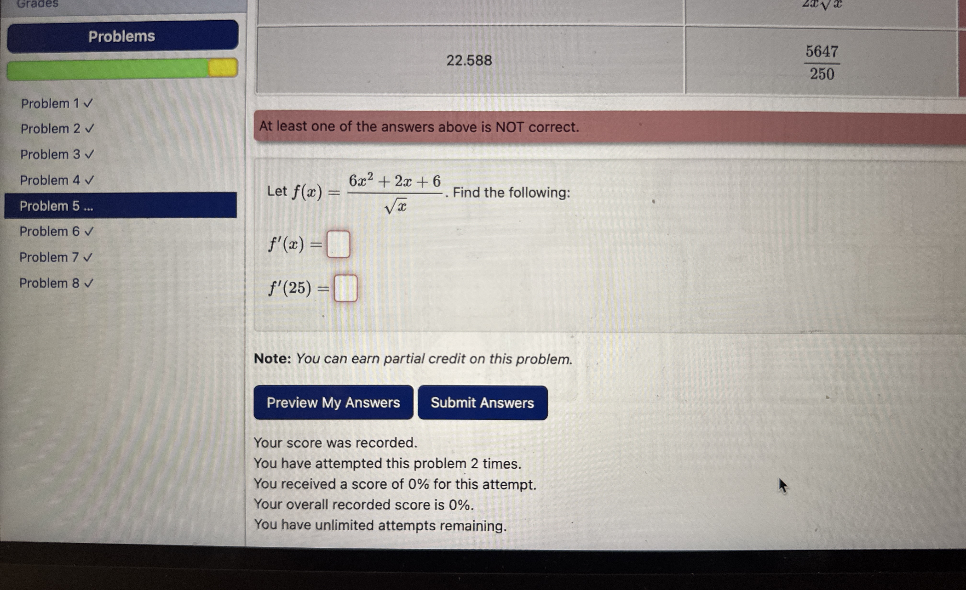 Grades Problems Problem 1 Problem 2 Problem 3