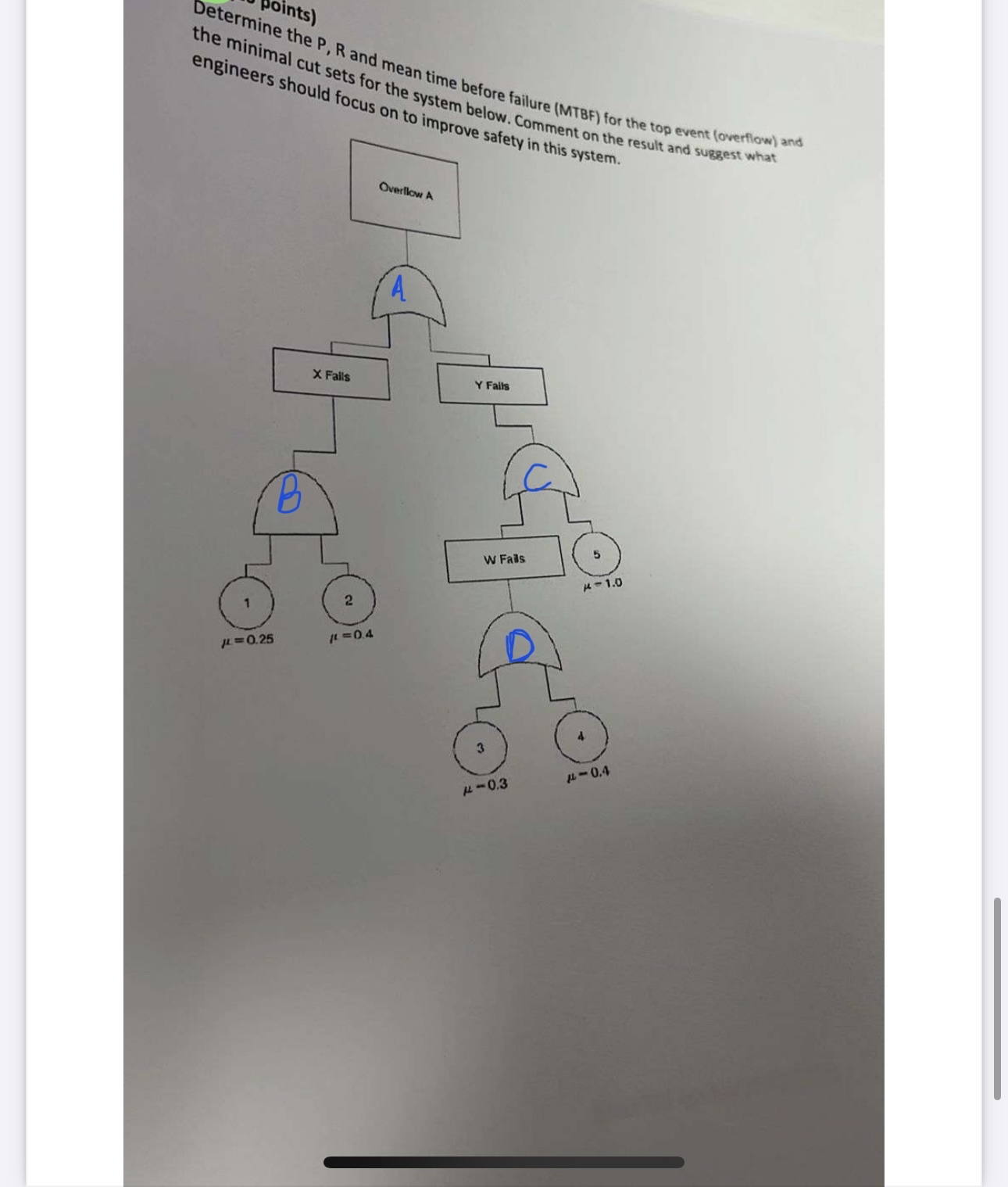 Determinnts ) the minime the P , R and mean time