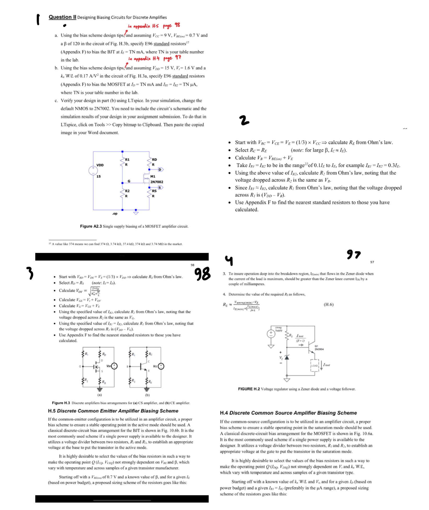 I would like to have answers for a b c also