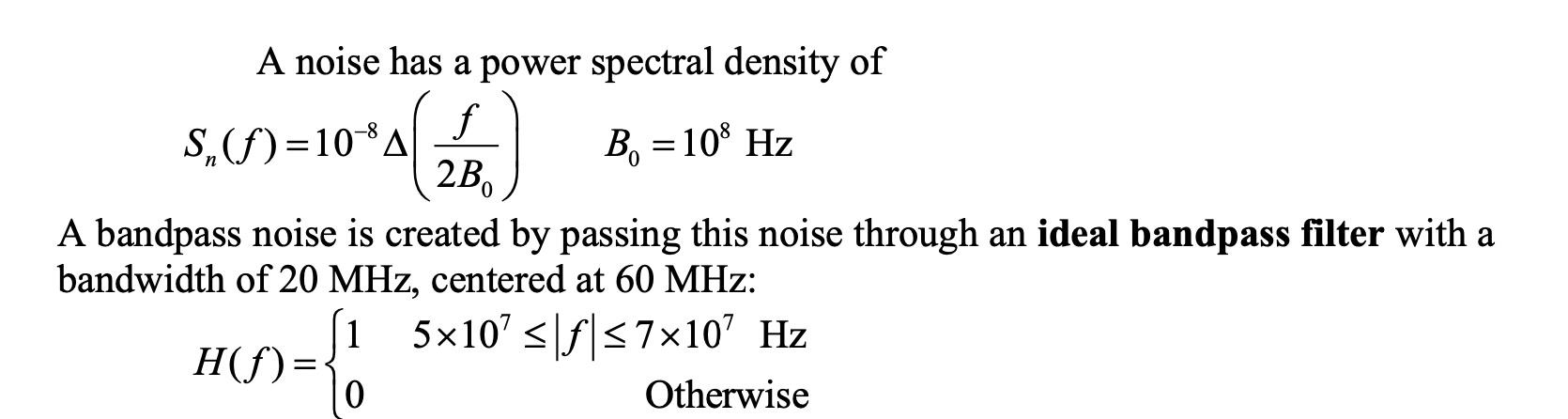 1 . Show the graphs for the input and output