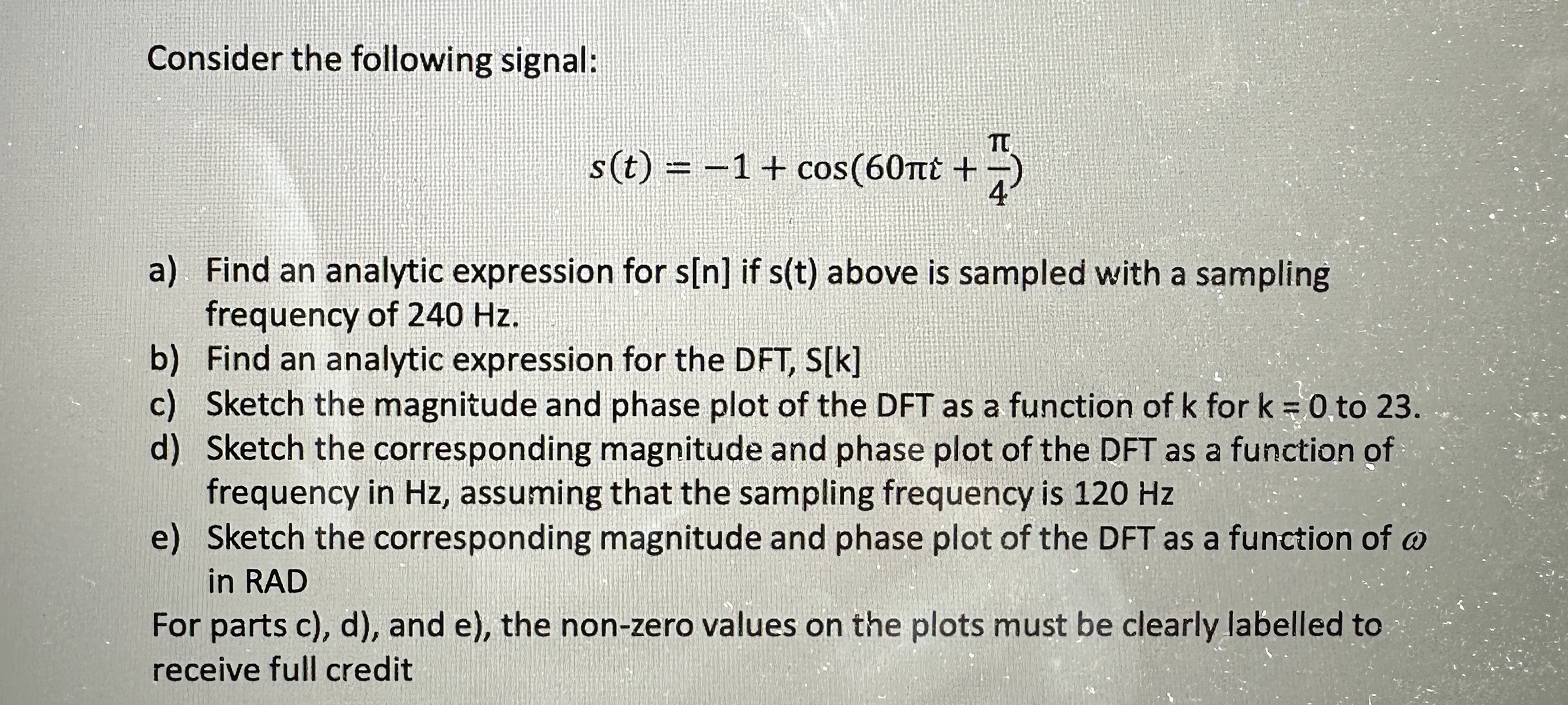 Show me SKETCHES please Consider the following