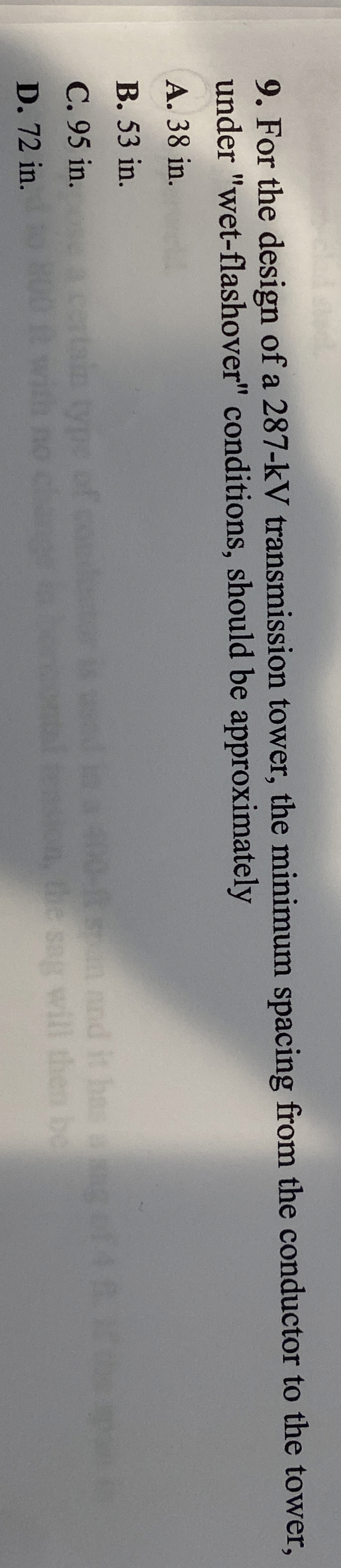 For the design of a 2 8 7 - k V transmission