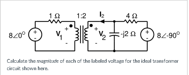 Calculate the magnitude of each of the labeled