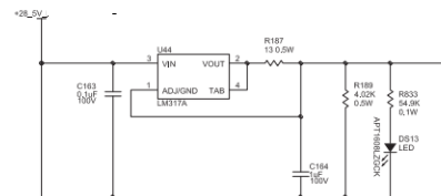 How much current, power and voltage is going
