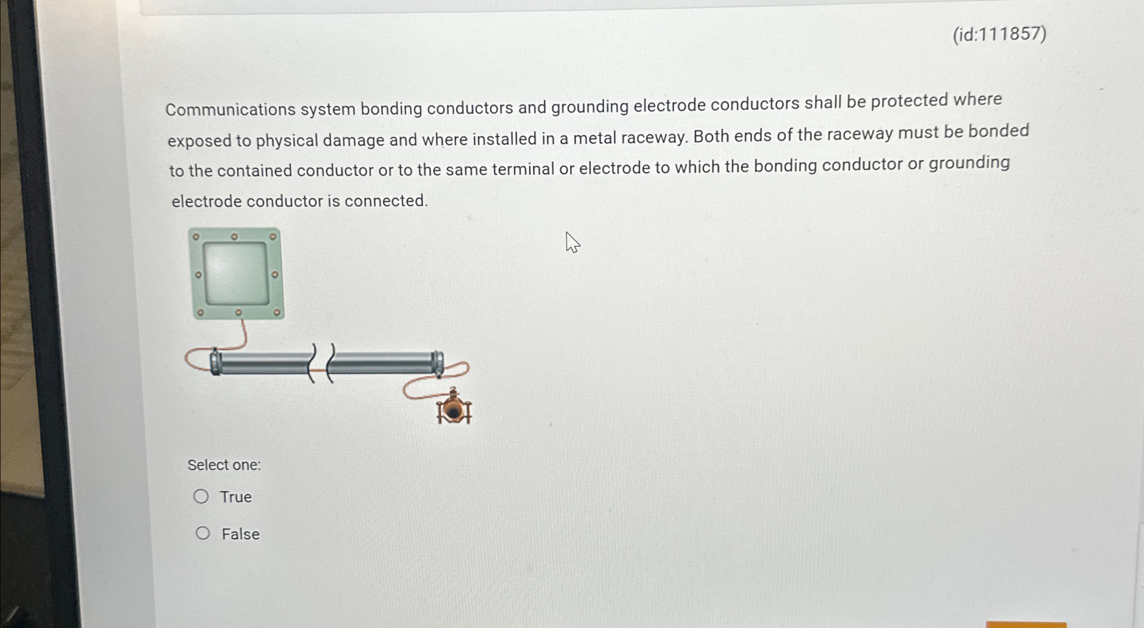 ( id: 1 1 1 8 5 7 ) Communications system bonding