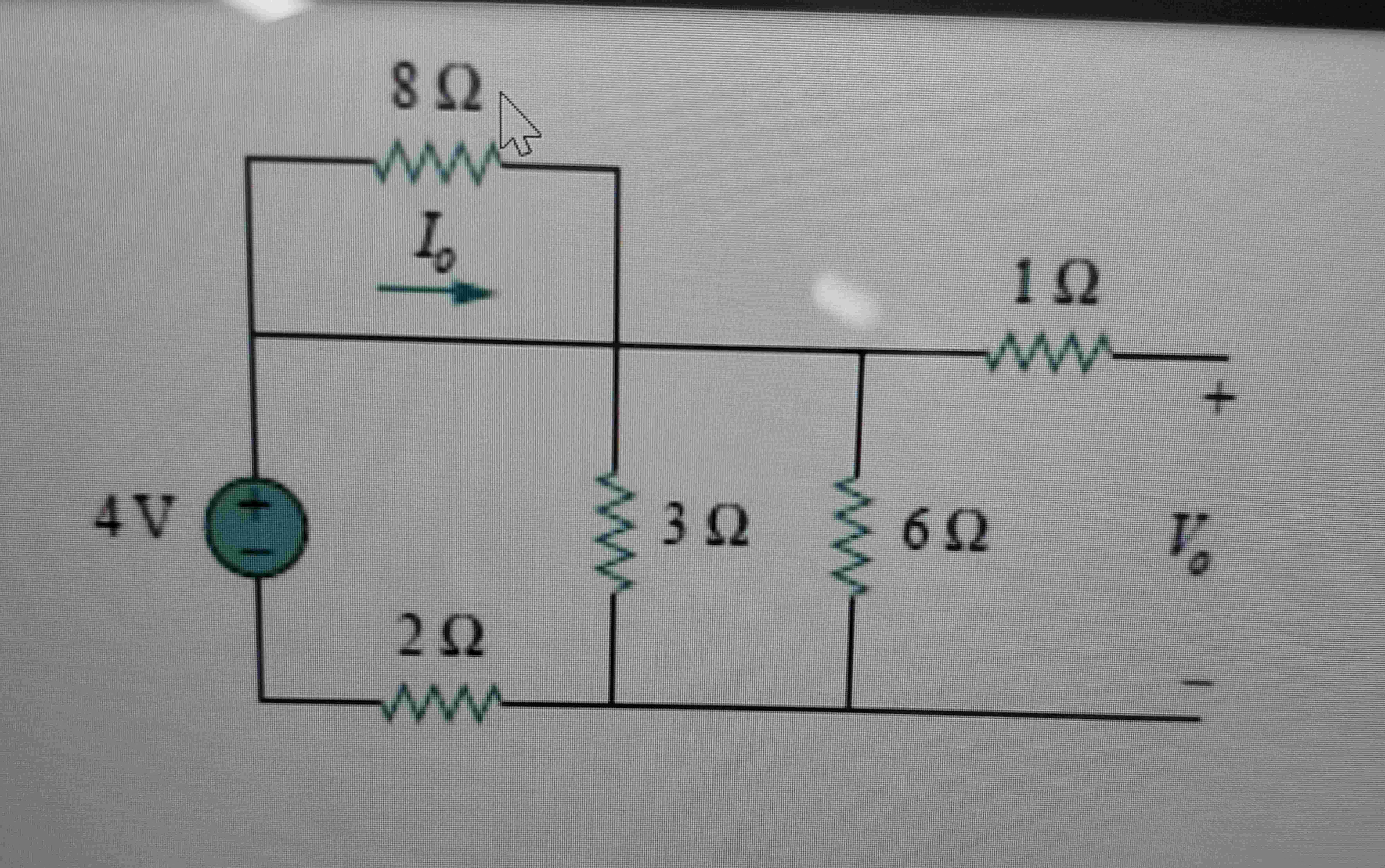 Diren lerdeki Io ve Vo de erlerini ve toplam