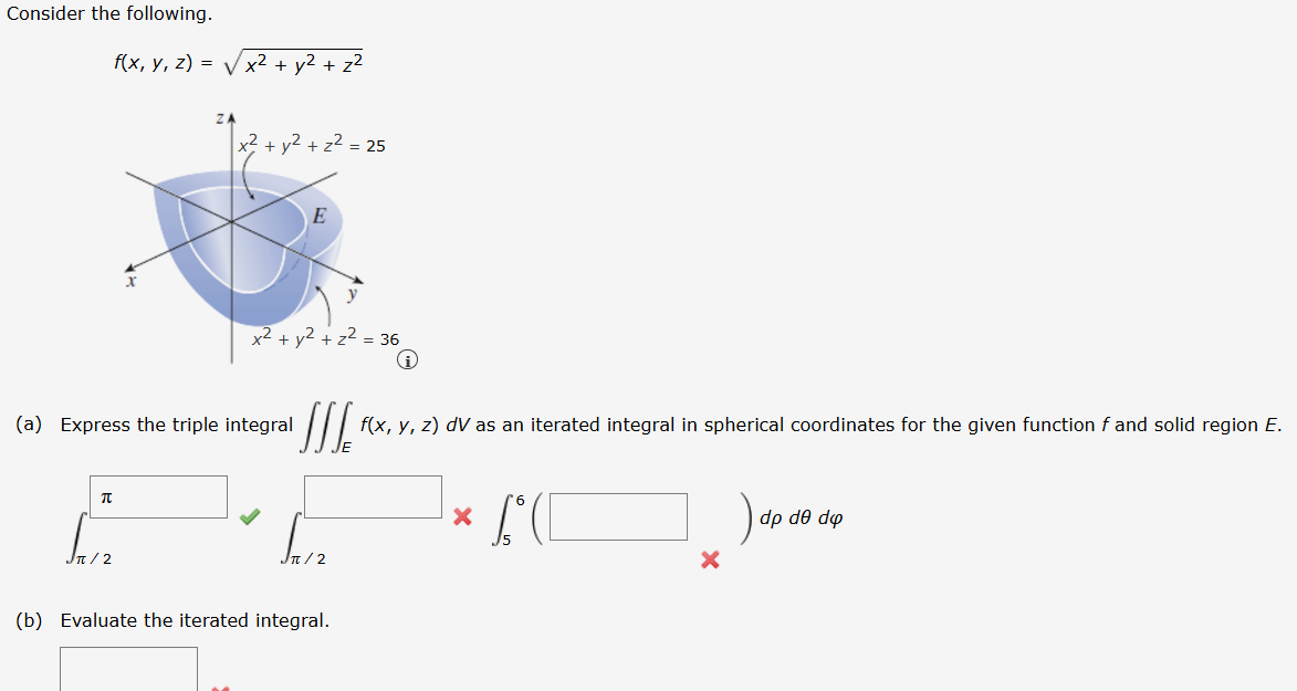 Consider the following. f ( x , y , z ) = \ sqrt