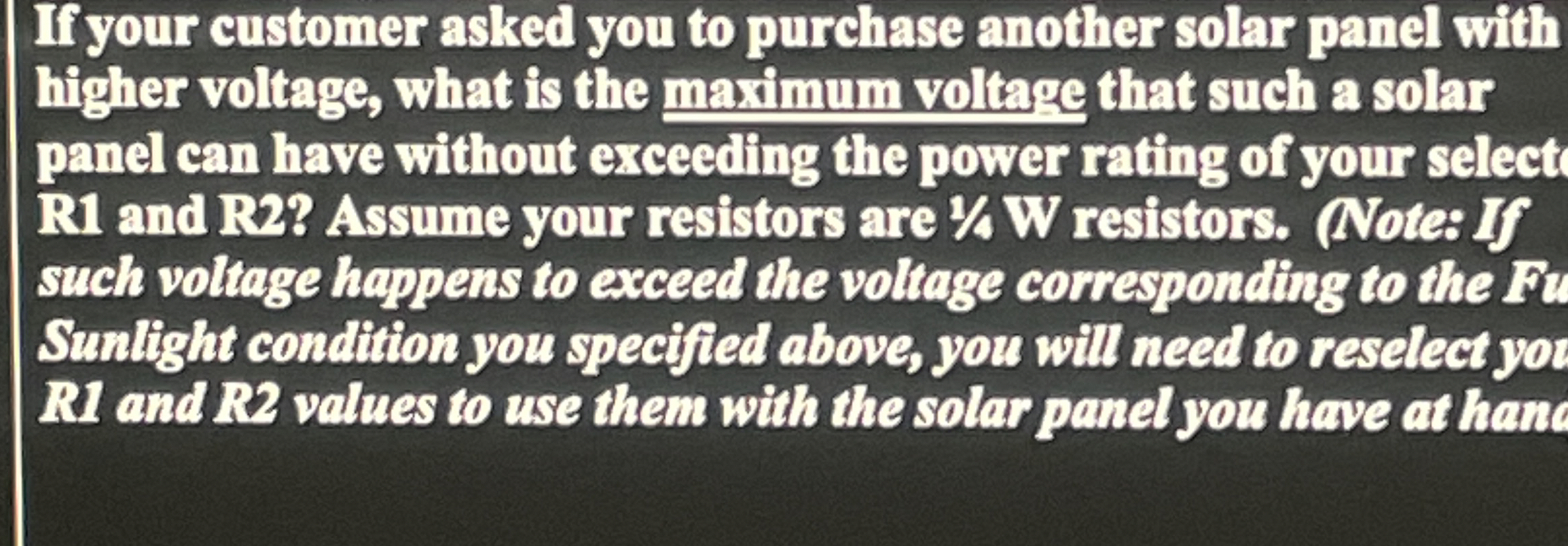 If your customer asked you to purchase another