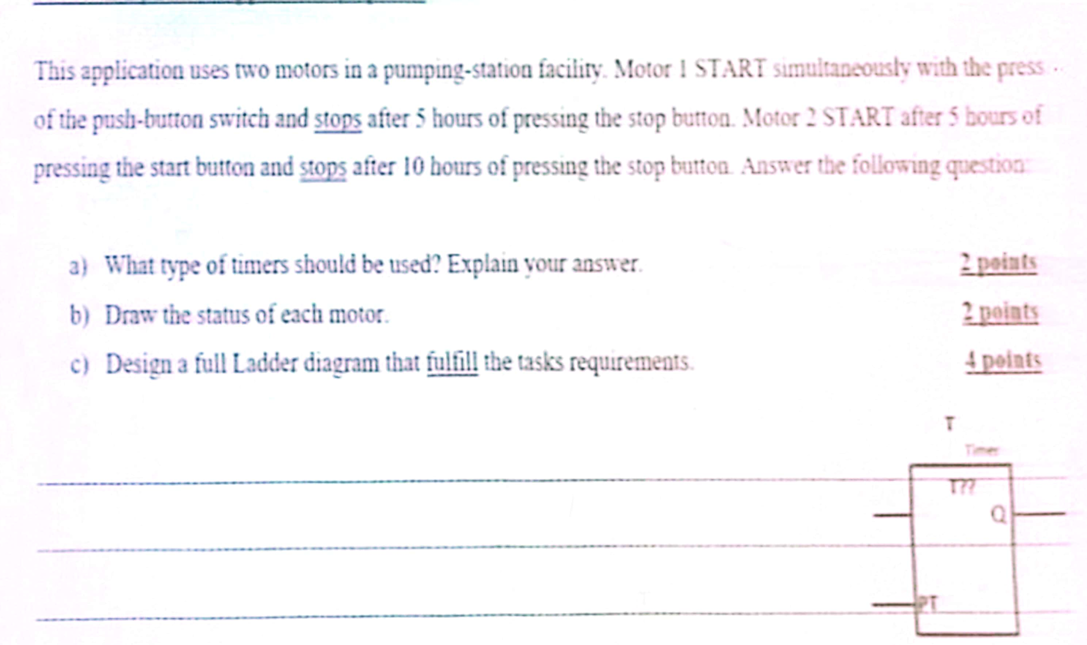 This application uses two motors in a pumping -