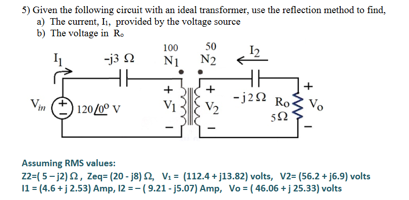 [ step by step ] Given the following circuit with