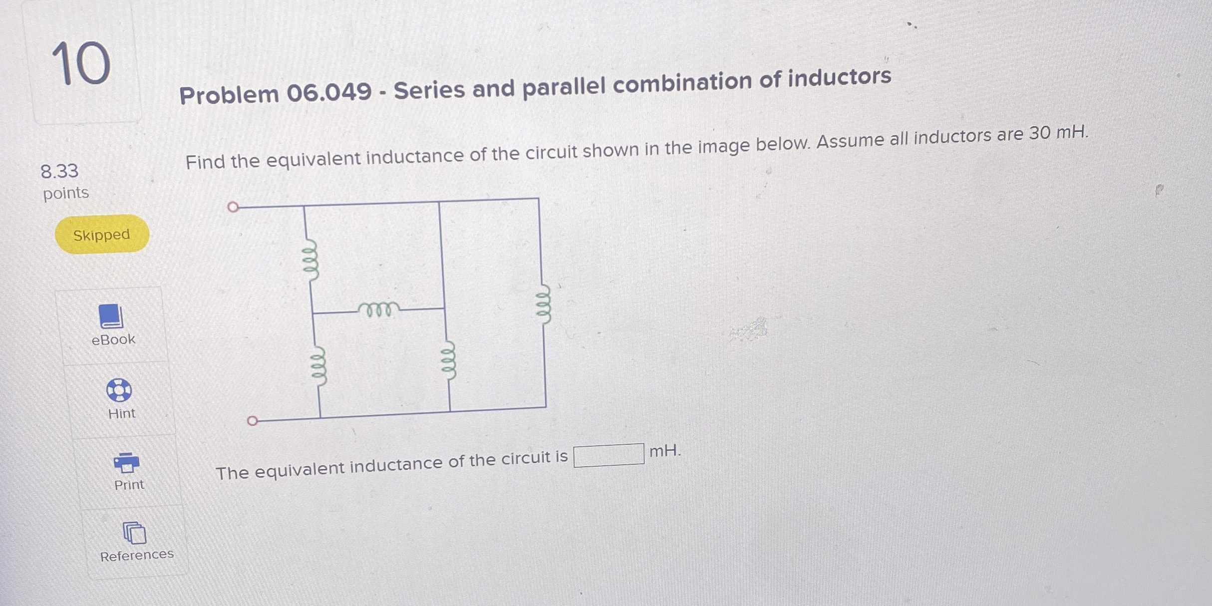 1 0 Problem 0 6 . 0 4 9 - Series and parallel