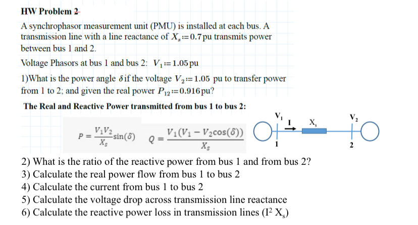HW Problem 2 A synchrophasor measurement unit (