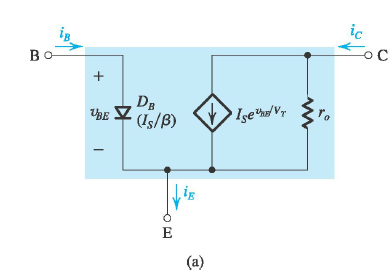 4 . 4 2 Augment the model of the npn BJT shown in