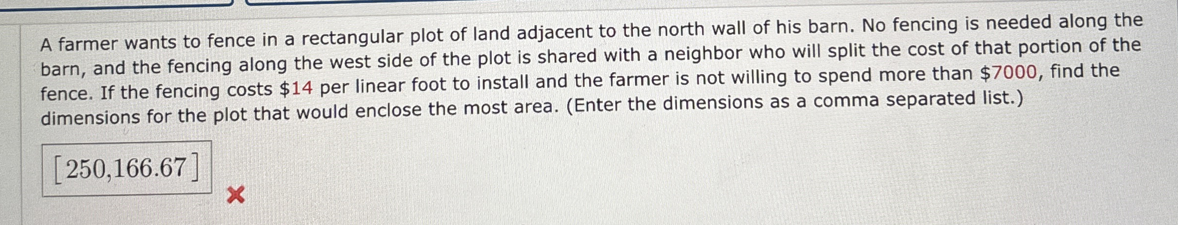 Please How to solve A farmer wants to fence in a