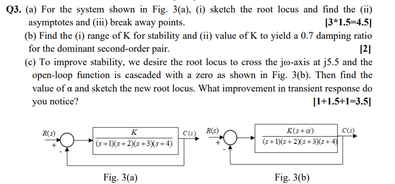 please solve these problems on root locus with