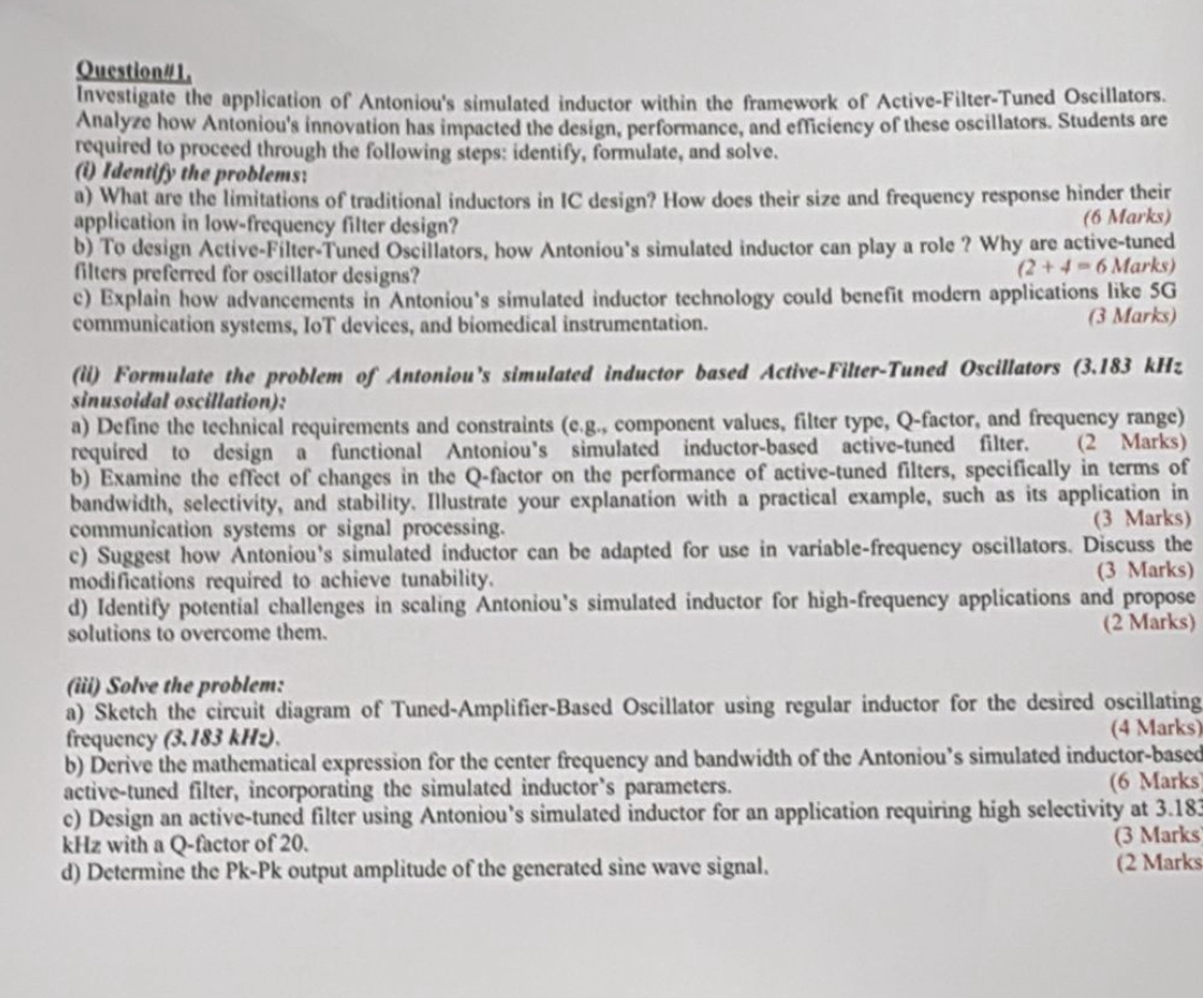 Question ill Investigate the application of