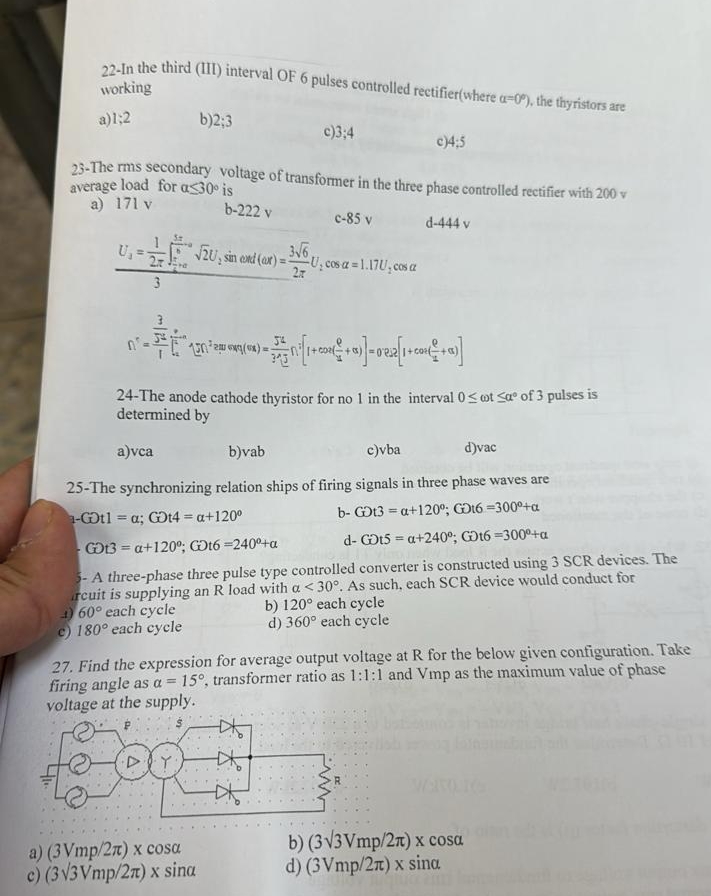 2 2 - In the third ( III ) interval OF 6 pulses