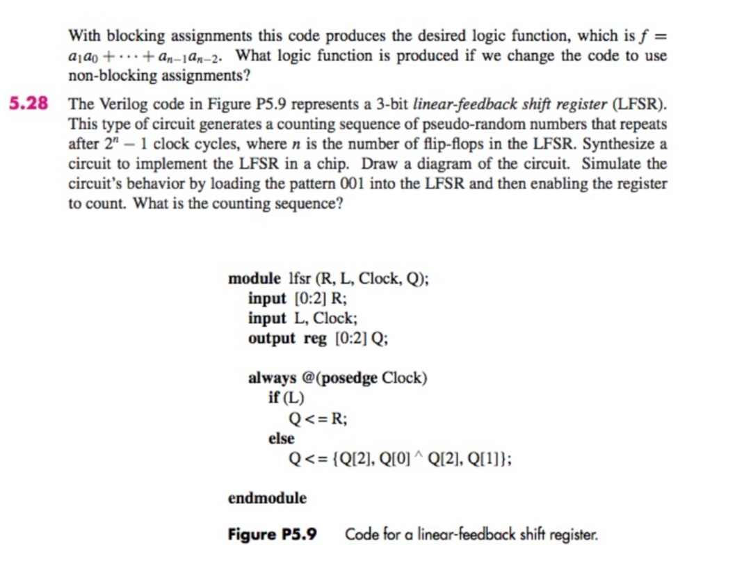 Question 3 : ( 2 0 points ) Problem 5 . 2 8 on