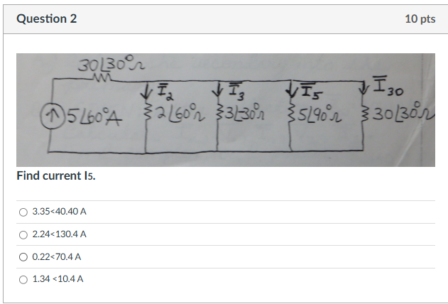 Question 2 Find current 1 5 .