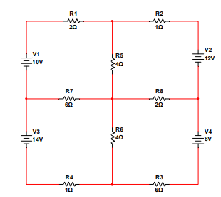 Analyze the circuit in the figure using the