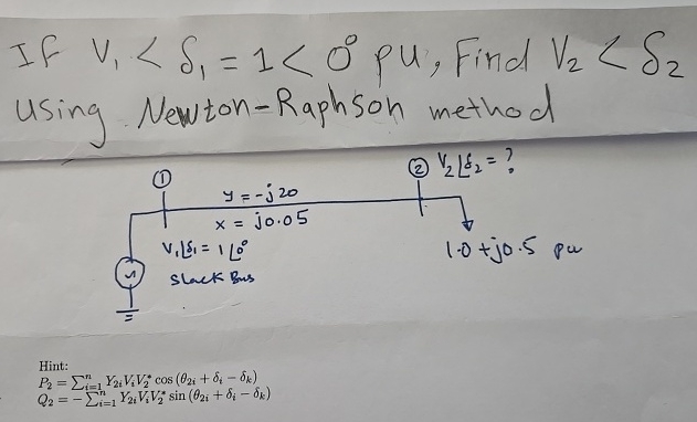 How to solve EE - power floww. see below please