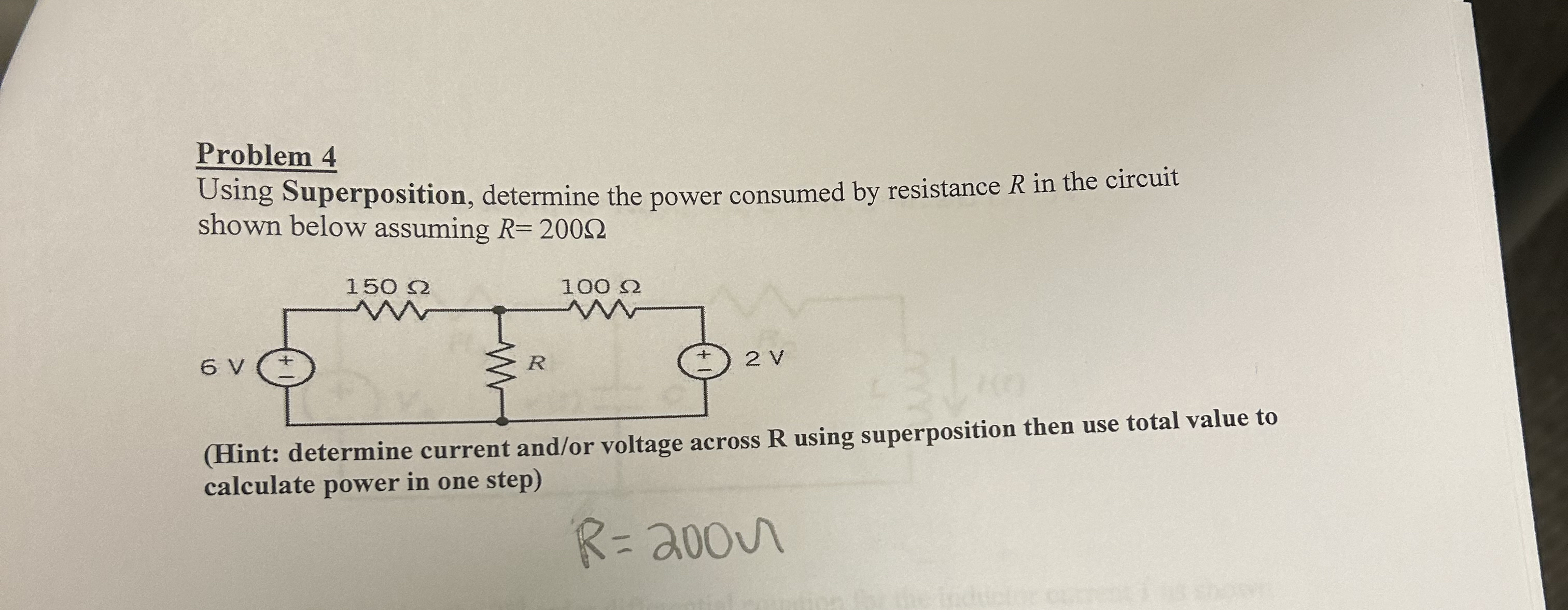 Problem 4 Using Superposition, determine the