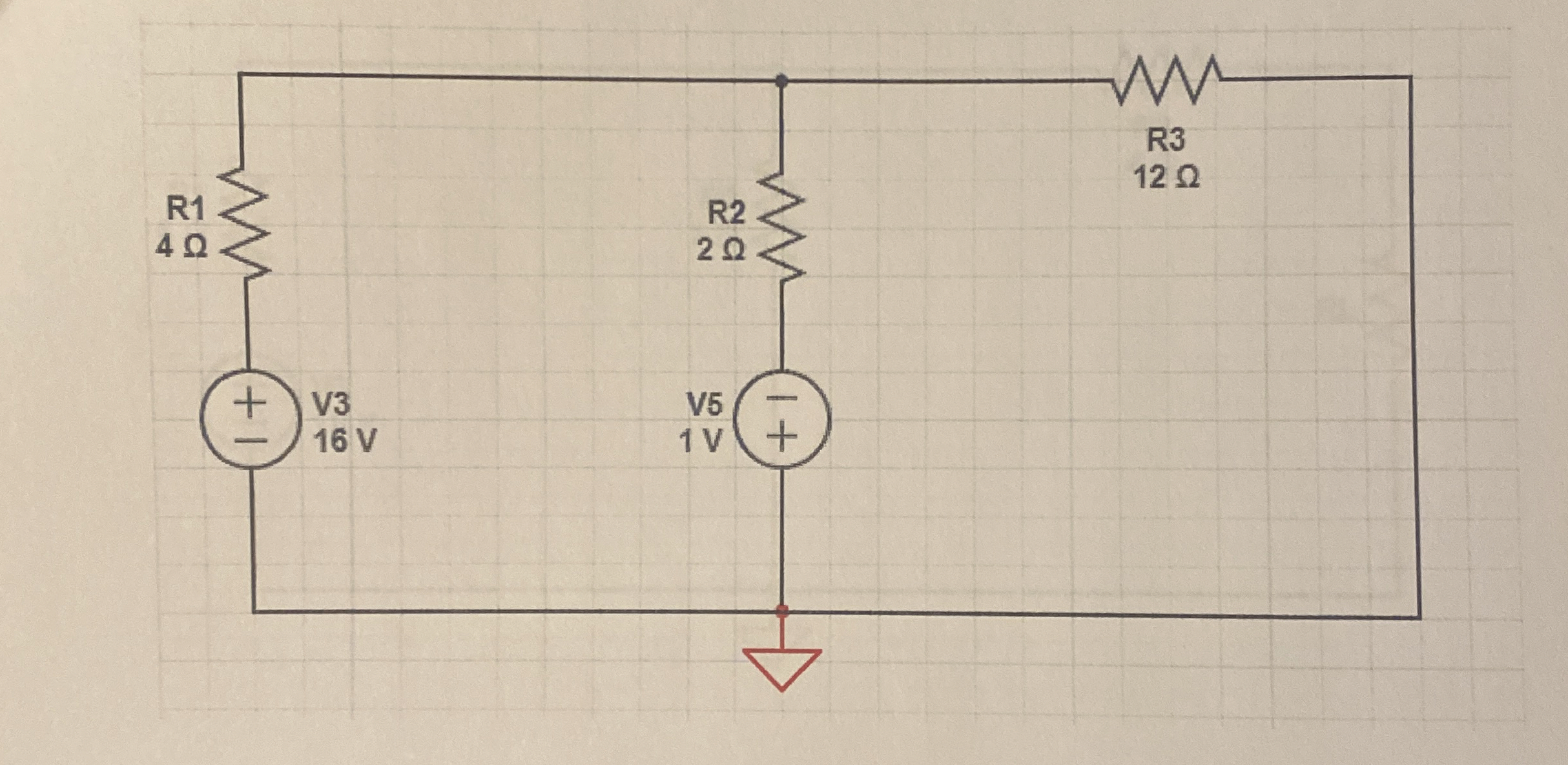 Use Superposition Theorem to find the current in
