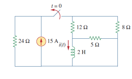 Problem 4 : The switch in the circuit shown below
