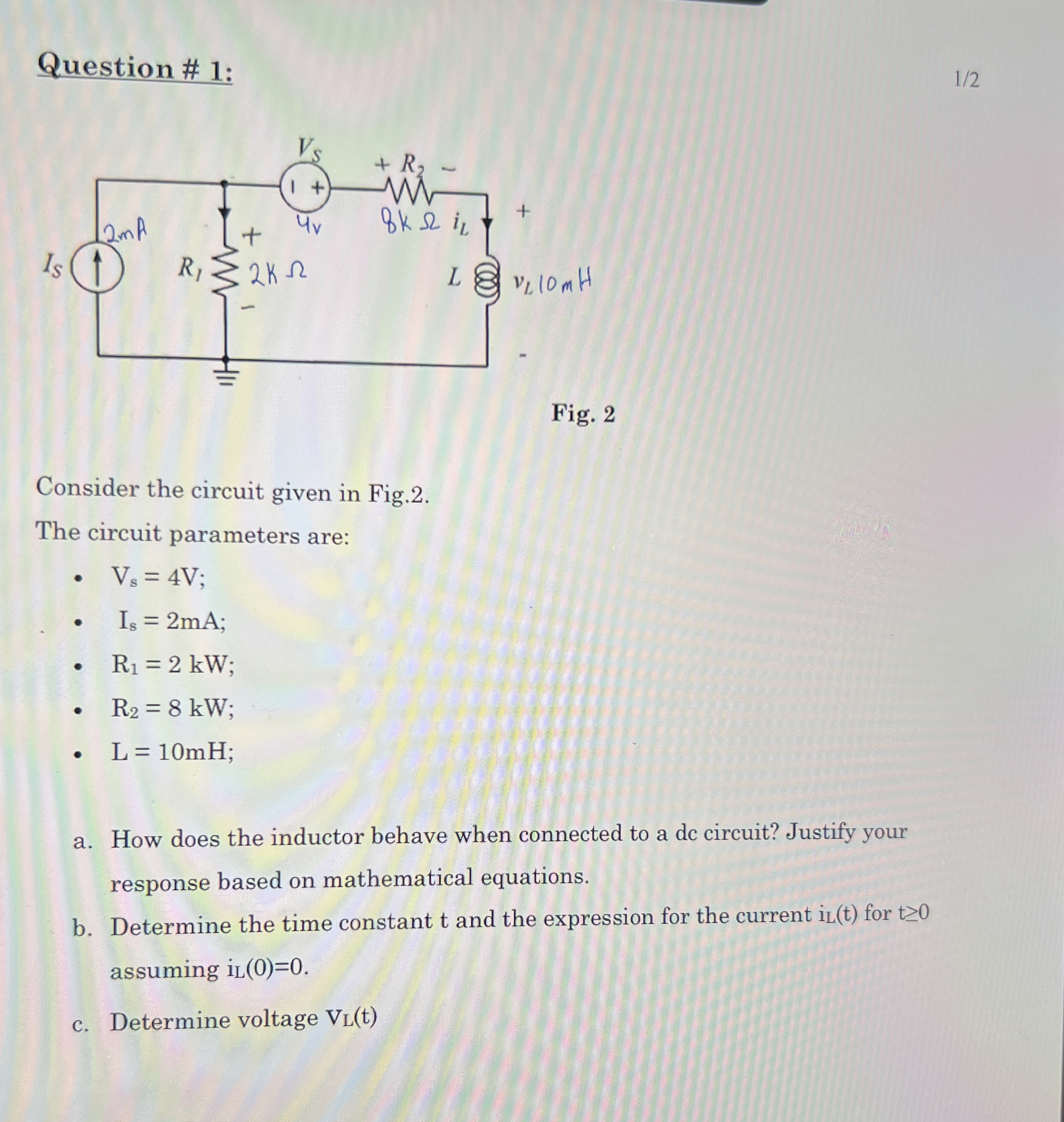 Question # 1 : I need help plz solve it with