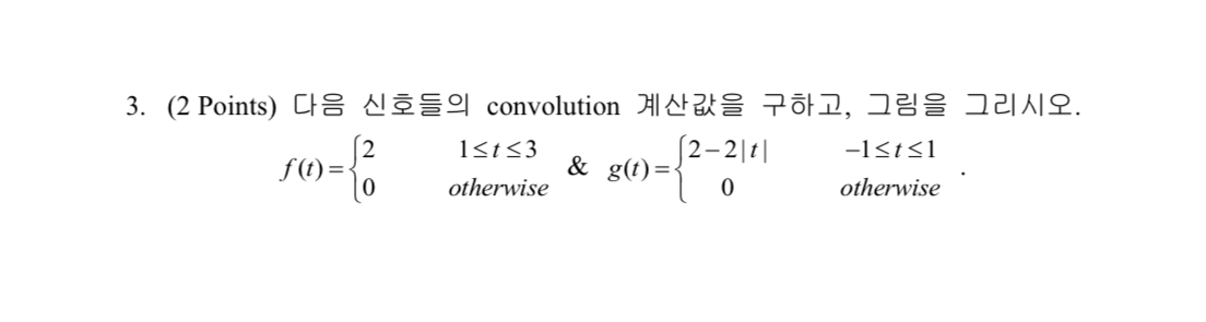 ( 2 Points ) convolution and graph