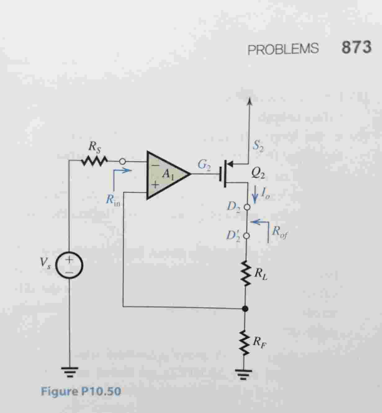 Figure P 1 0 . 5 0 In the answer sheet, it is