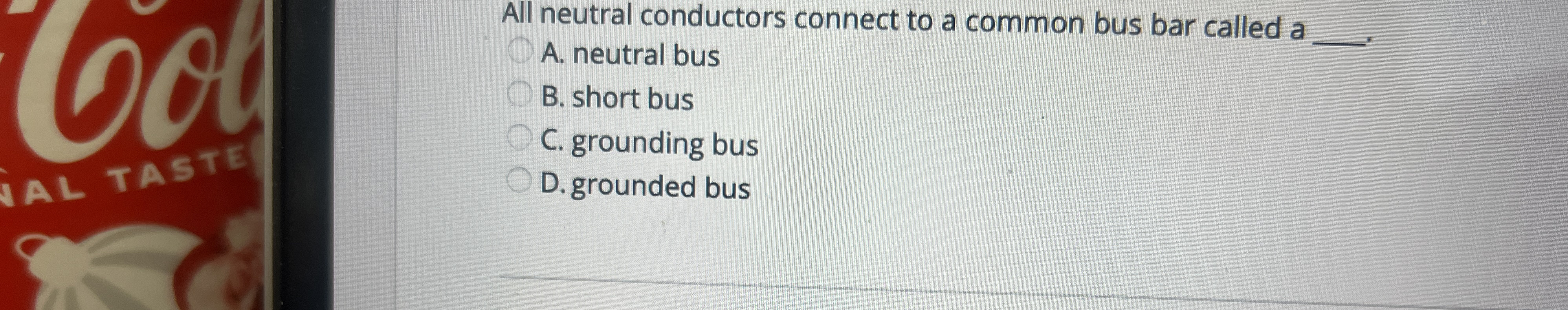 All neutral conductors connect to a common bus