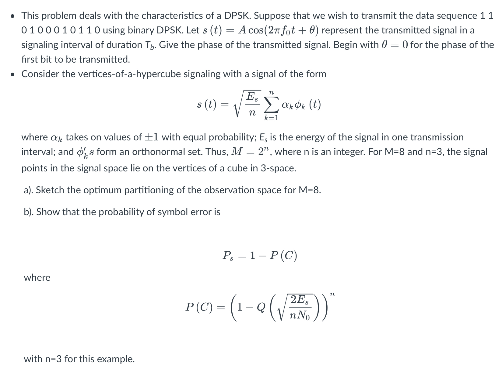 This problem deals with the characteristics of a