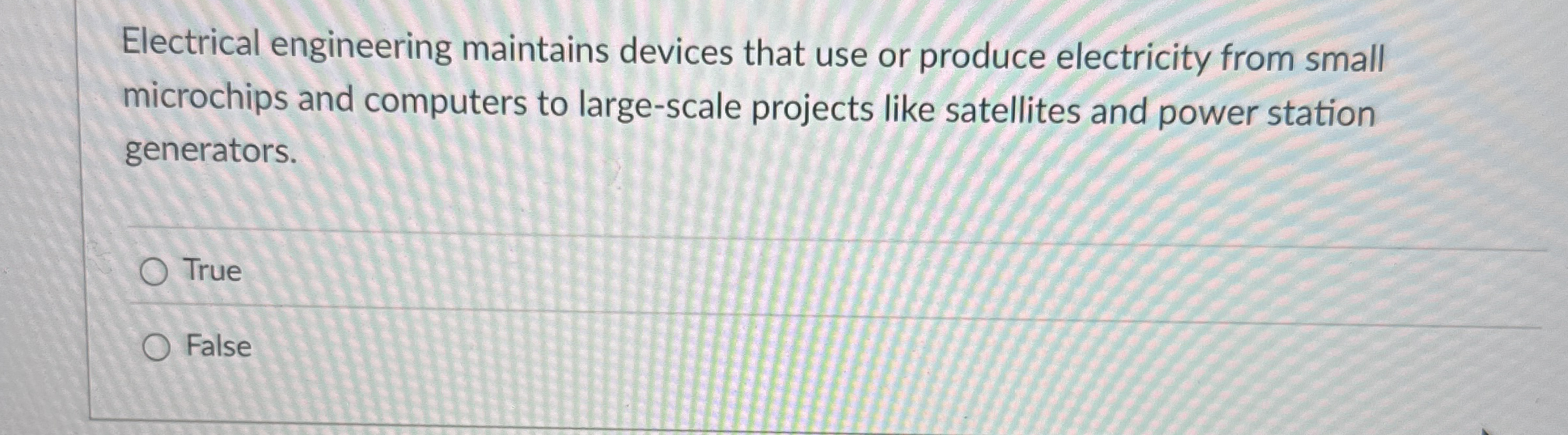 Electrical engineering maintains devices that use