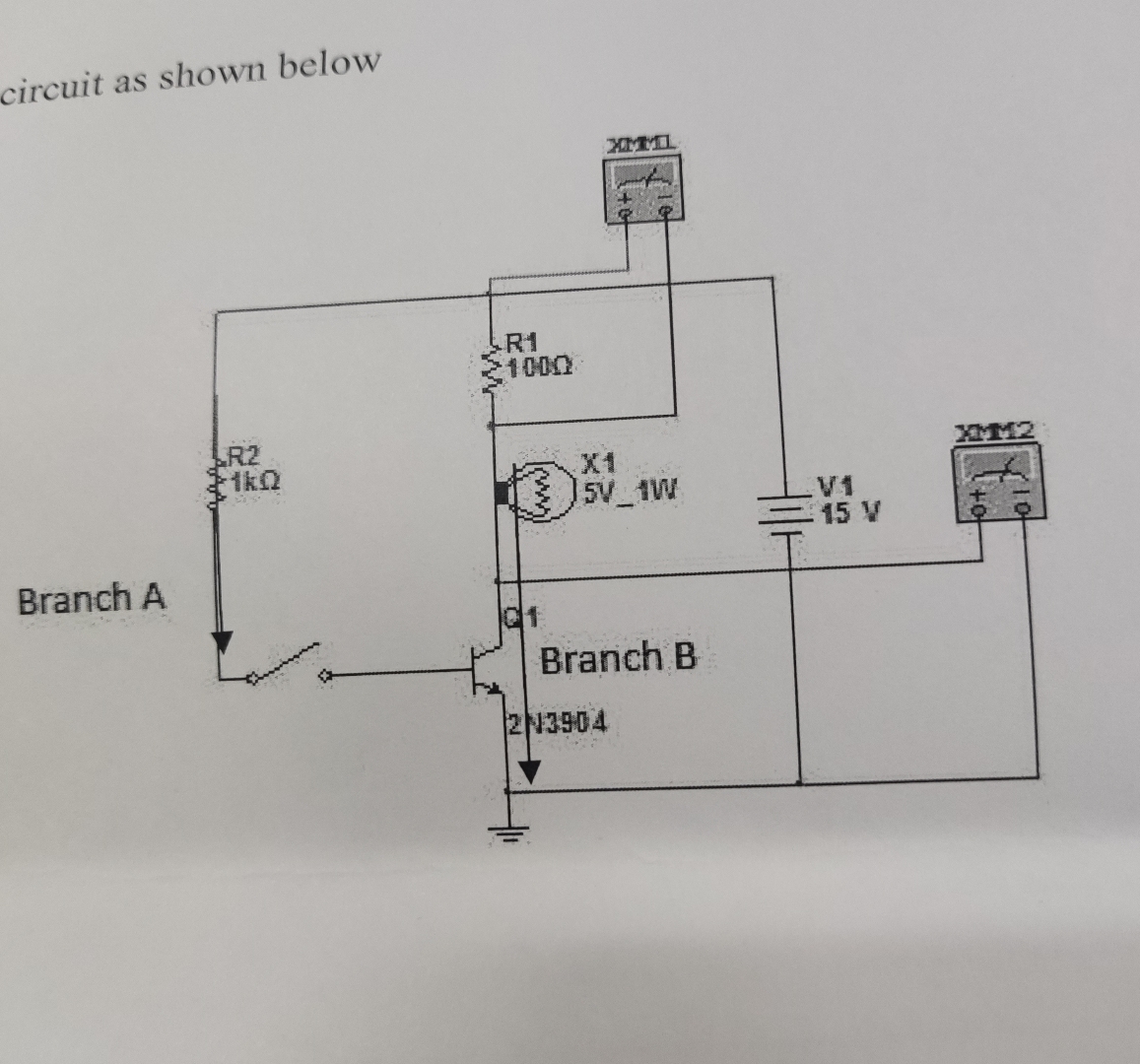 Calculate the value of the current through these