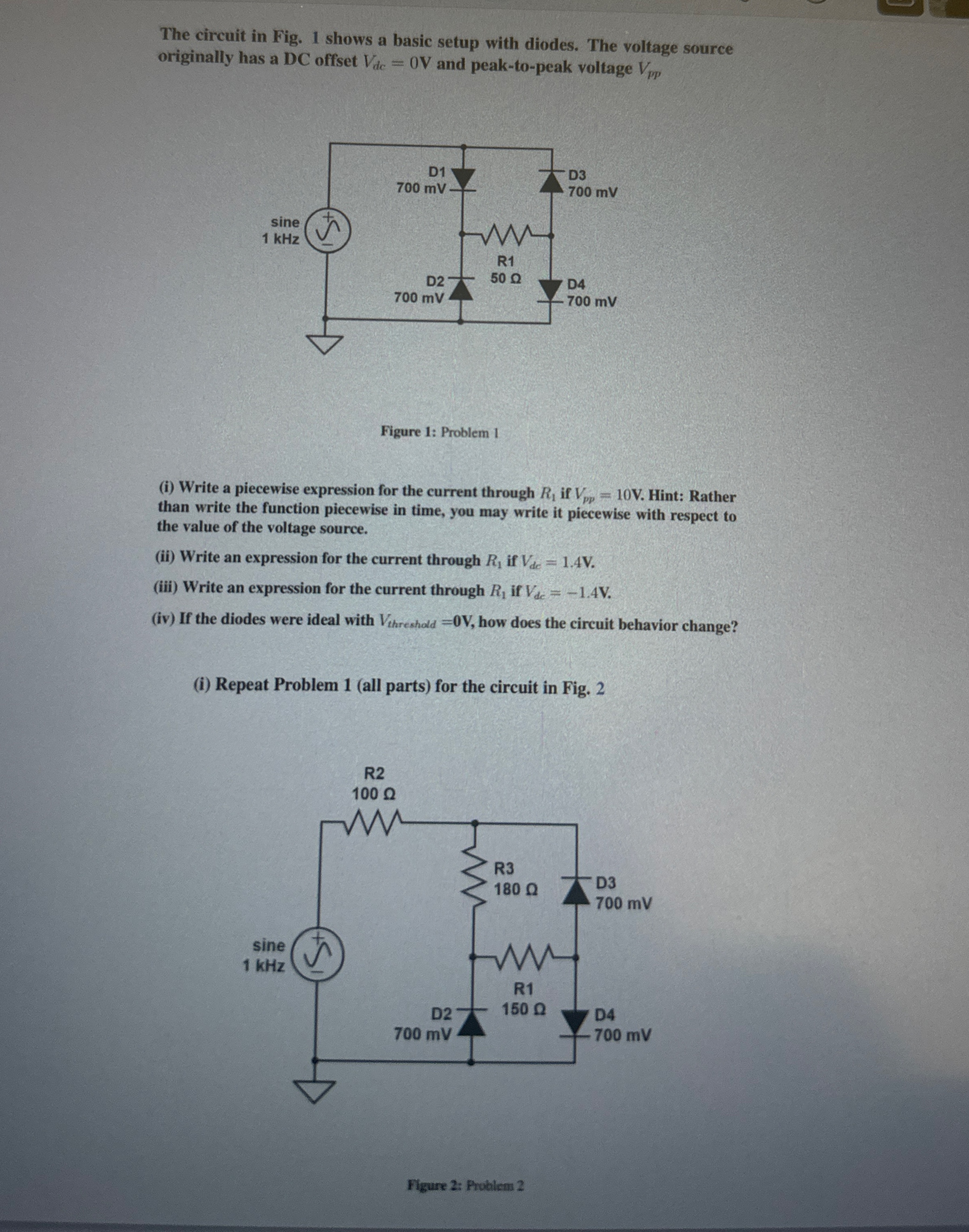 The circuit in Fig. 1 shows a basic setup with
