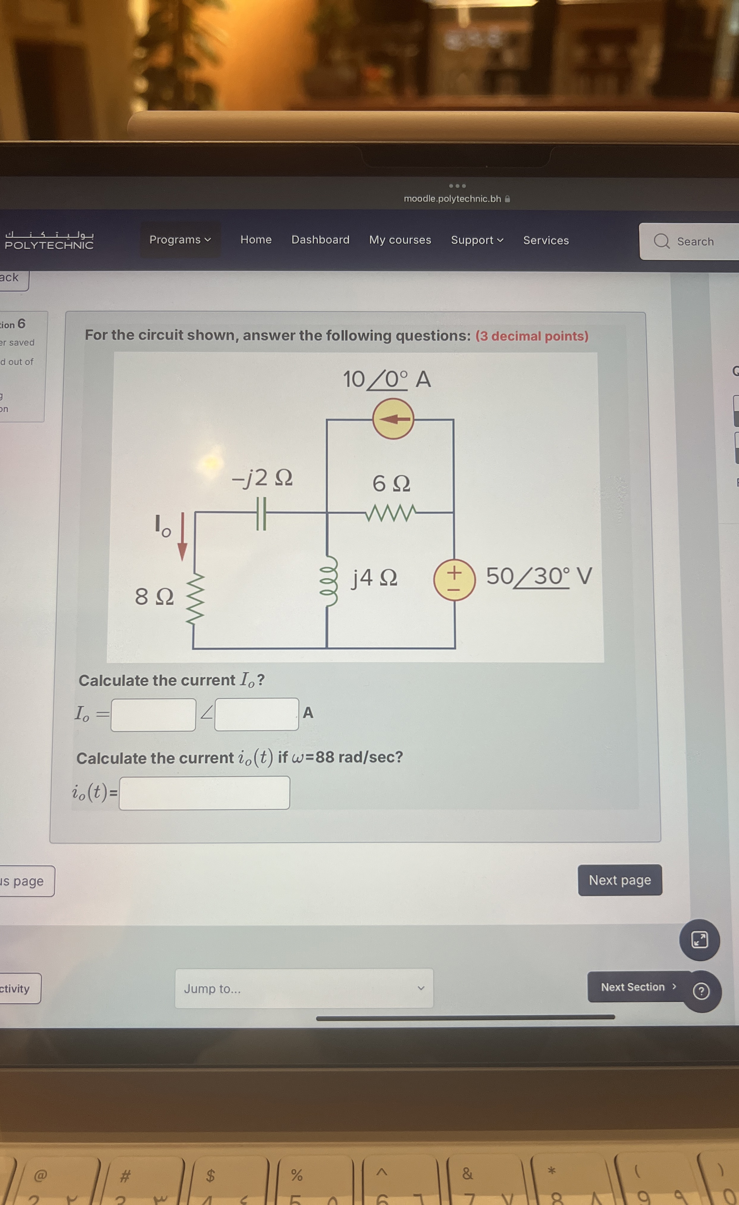 moodle.polytechnic.bh e POLYTECHNIC Programs Home