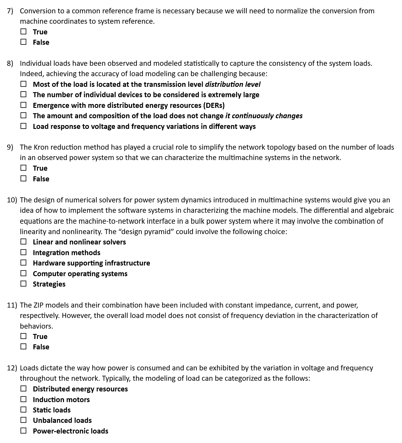 7 ) Conversion to a common reference frame is